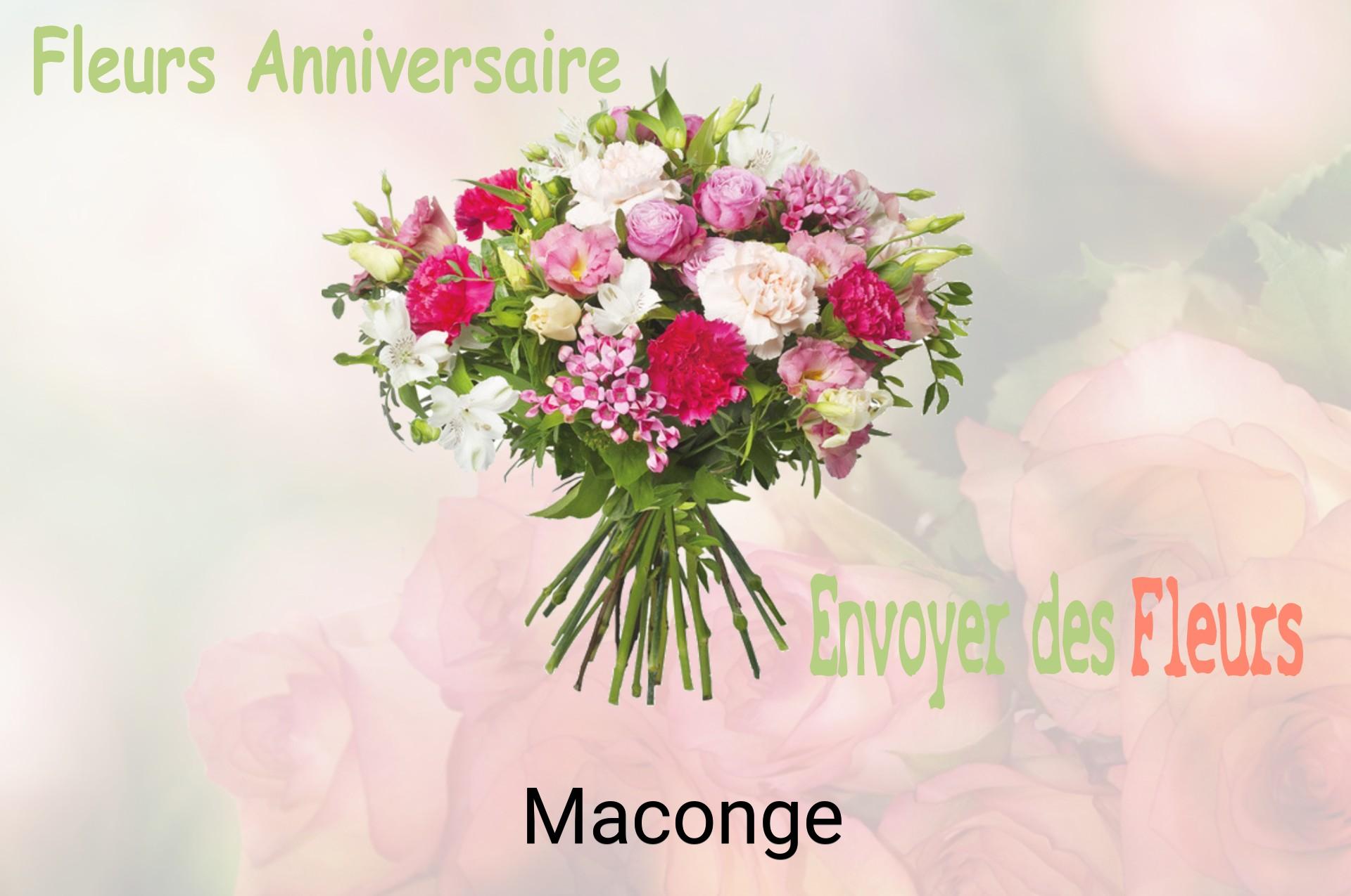 Bouquet de fleurs d’anniversaire livré à Maconge